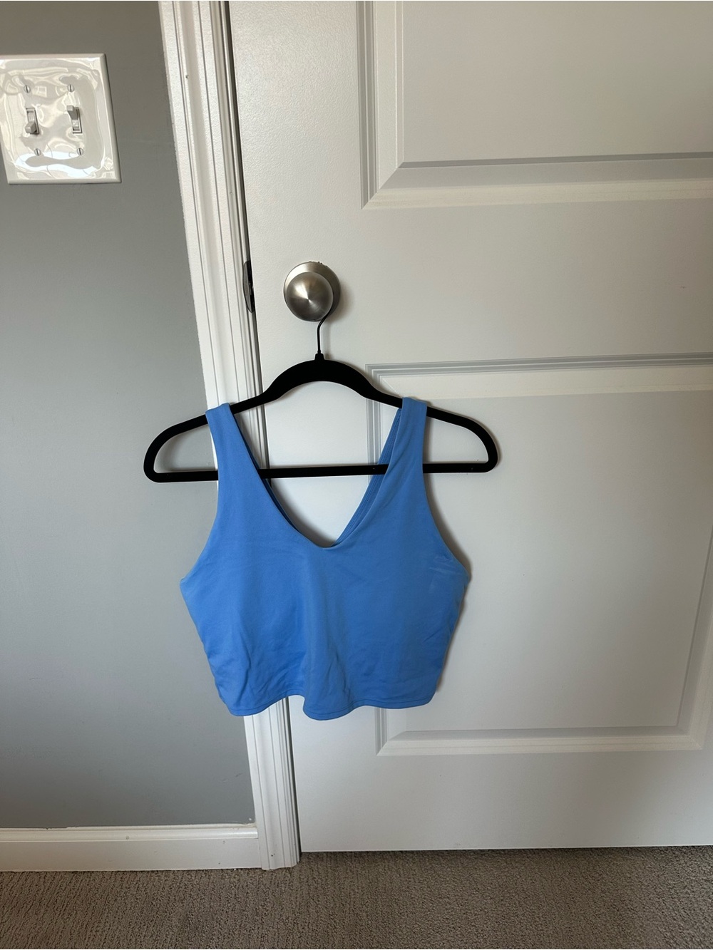 All in Motion Light Blue Crop Top